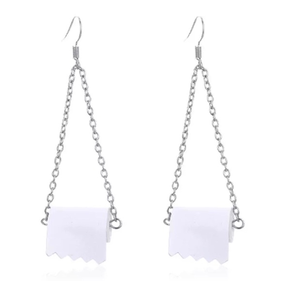 RARE! Toilet Paper! Earrings, That Is... - Picture 3 of 9